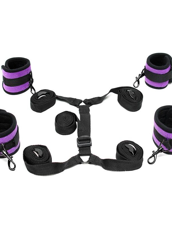 Correas de Restricción para la Cama  Púrpura