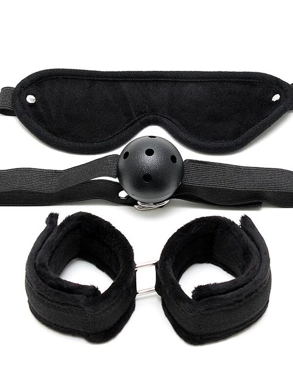 Rimba Bondage Play Set de Bondage 3 Piezas Color Negro