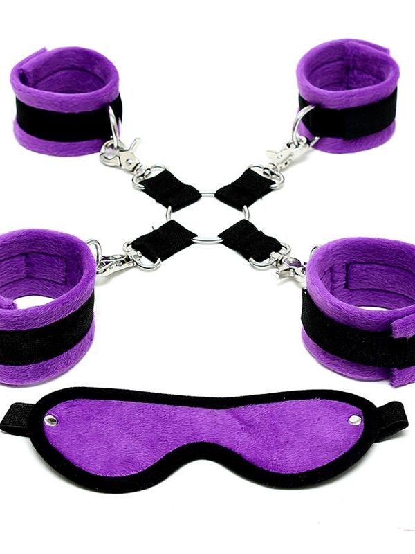 Rimba Bondage Play Set de Bondage Color Púrpura