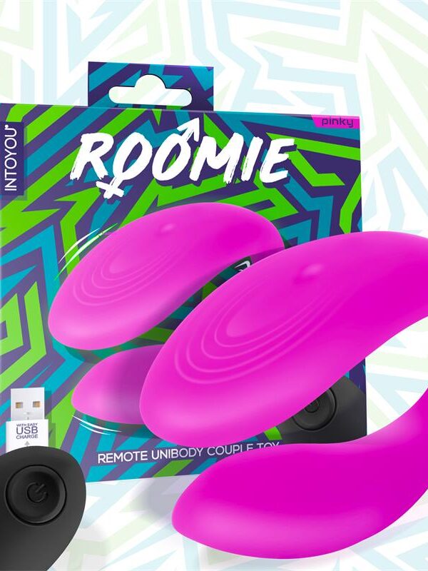 Roomie Vibrador para Parejas Silicona Líquida Unibody Control Remoto USB