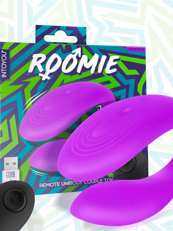 Roomie Vibrador para Parejas Silicona Líquida Unibody Control Remoto USB