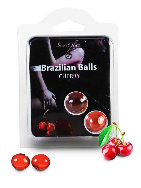 Secret Play Set 2 Brazilian Balls Aroma Cereza