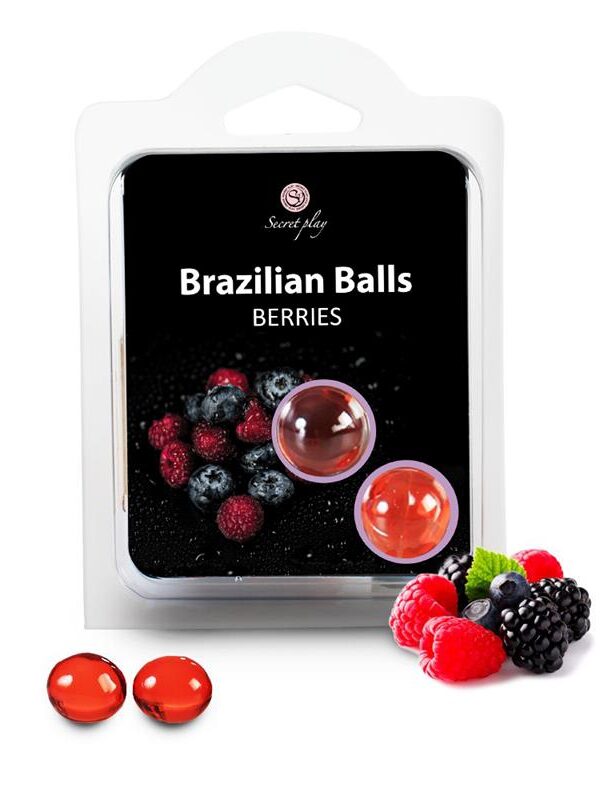 Secret Play Set 2 Brazilian Balls Aroma Frutas del Bosque