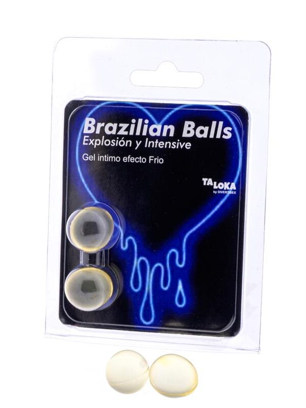 Set 2 Brazilian Balls Excitante Efecto Vibrante y Frío