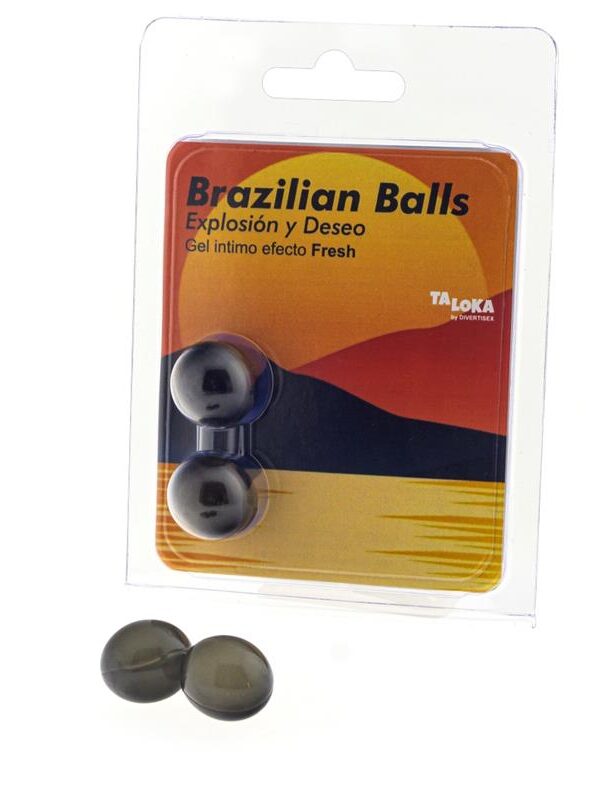 Set 2 Brazilian Balls Gel Excitante Efecto Fresh