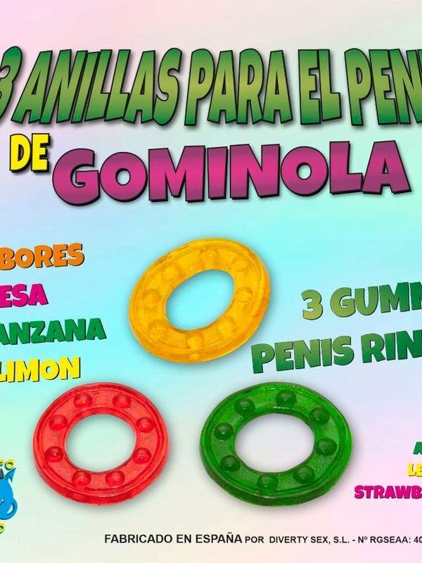 Set 3 Anillos Gominola