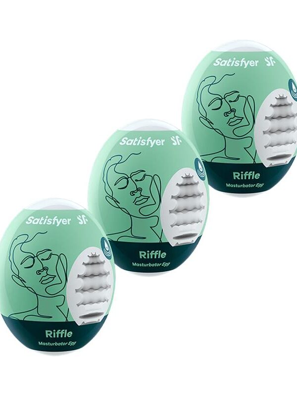 Set 3 Huevos Masturbadores Modelo Riffle