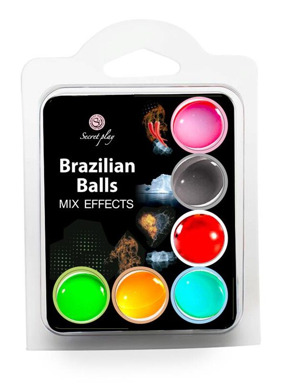 Set 6 Brazilian Balls Mix Effect
