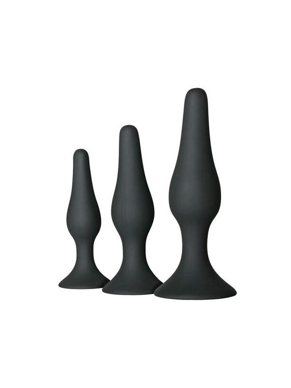 Set de 3 Plug Anal Negro