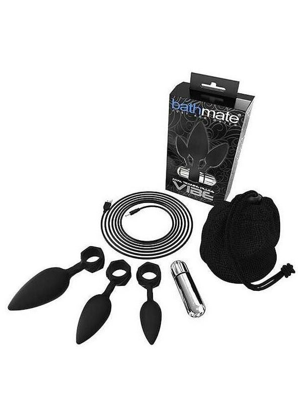 Set de 4 Plugs Entrenamiento Anal con Vibración