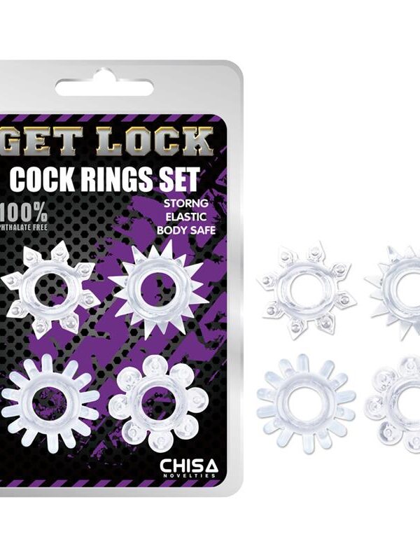 Set de Anillos para el Pene Transparente