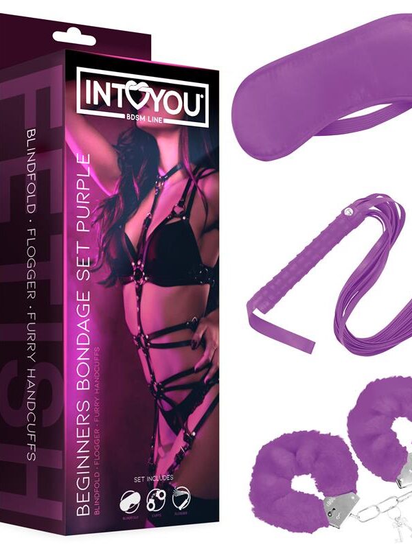 Set de Bondage para Principiantes Beginners 3 Piezas Púrpura