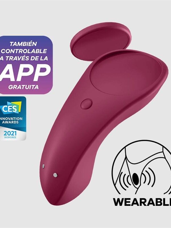 Sexy Secret Estimulador de Braguita con APP Wine Red