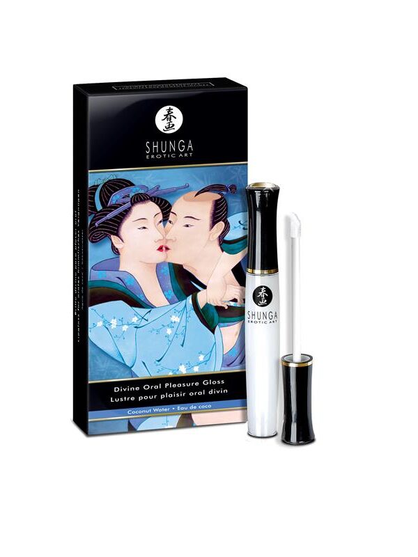 Shunga Gloss para Placer Oral Agua de Coco