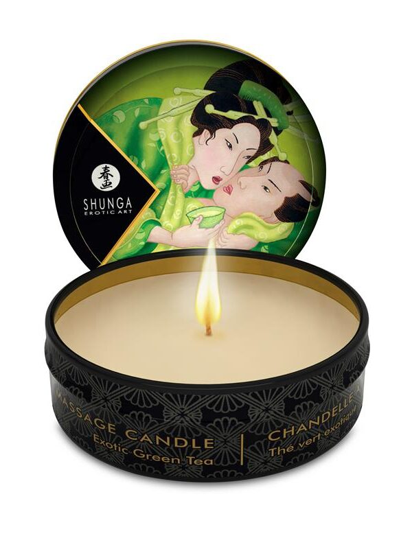 Shunga Mini Vela de Masaje Té Verde