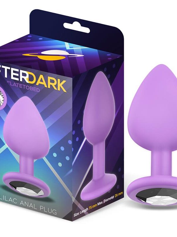 Sparkly Plug Anal Silicona Talla S Lilac