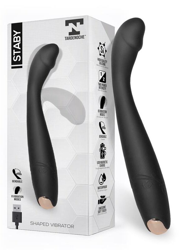 Staby Vibrador Silicona Flexible-Bendable