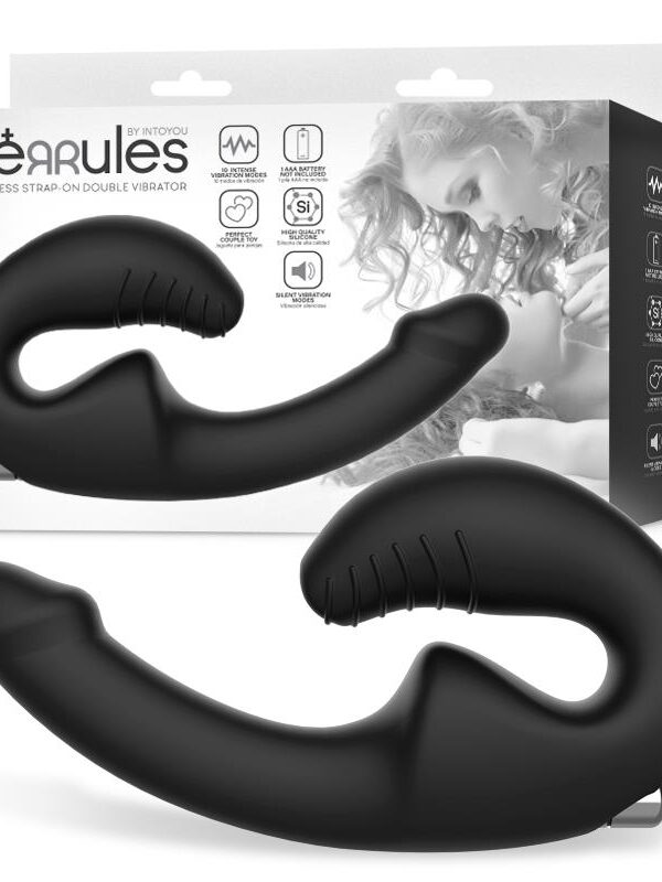 Strap-on Vibrador Doble sin Arnés