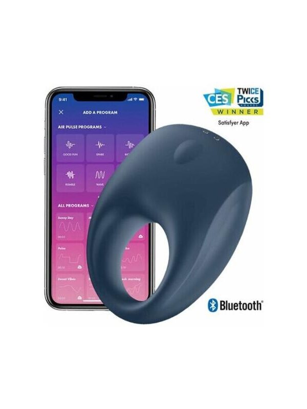Strong One Anillo Vibrador para el Pene con APP Satisfyer Connect