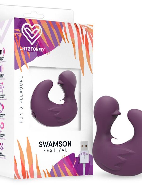 Swamson Dedal Patito Estimulador USB Silicona Violet
