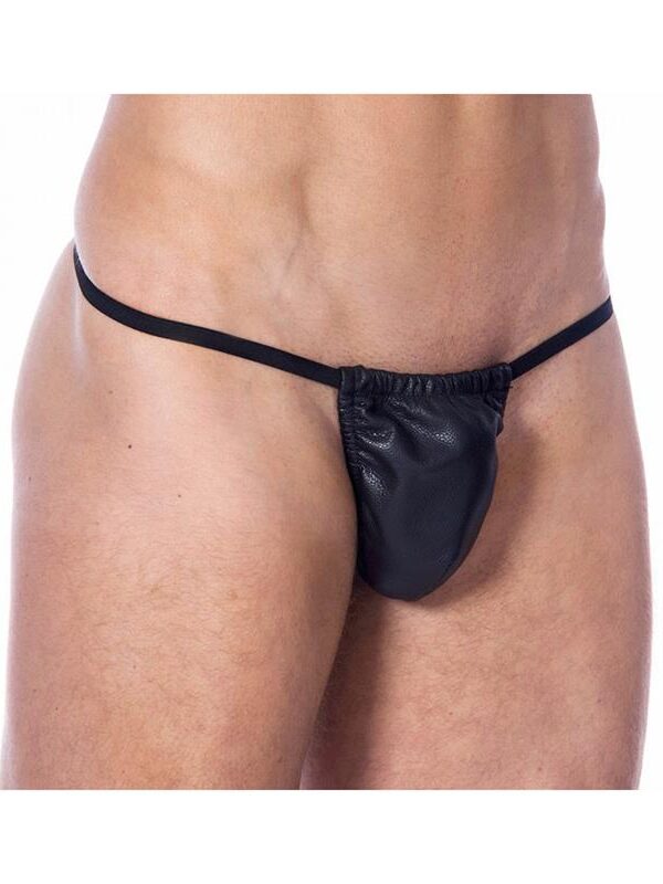 Tanga de Cuero Elástico Talla Única
