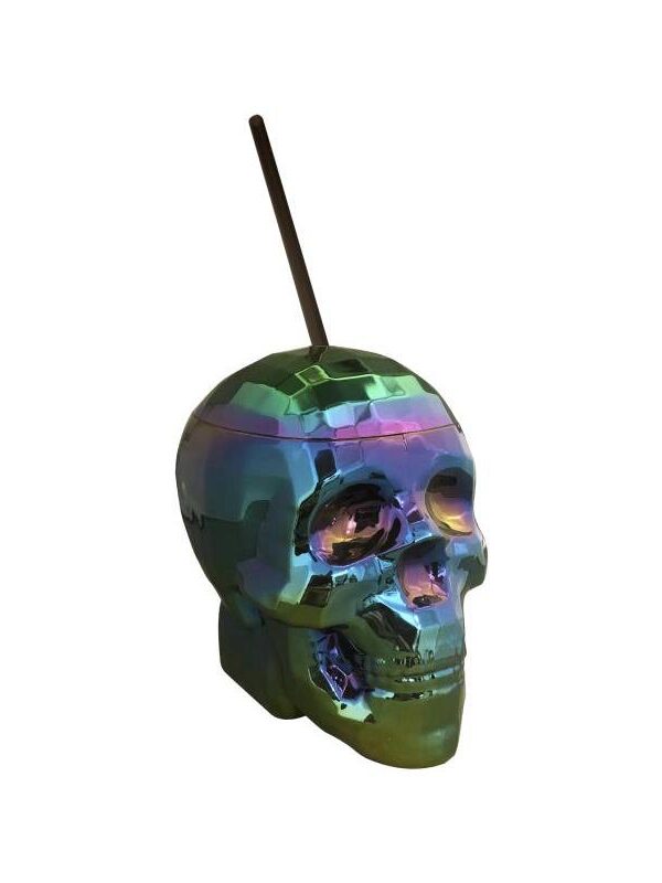 Taza Skull Cup Oil Slick