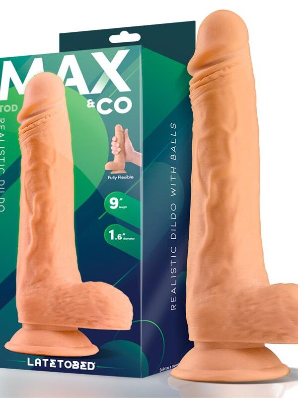 Tod Dildo Realista con Testículos 9 Natural