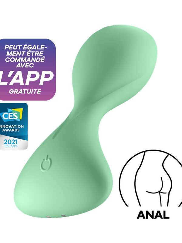 Trendsetter Plug Anal con Vibración y APP Verde Claro