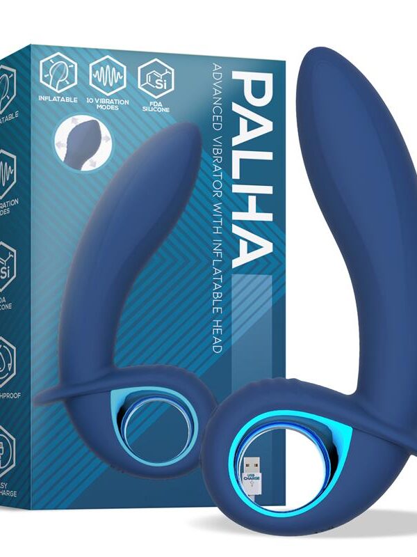 Vibrador Alpha Advanced con Función de Inflado y Vibración USB Silicona