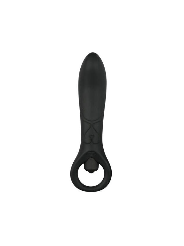 Vibrador Anal Silicona - Negro