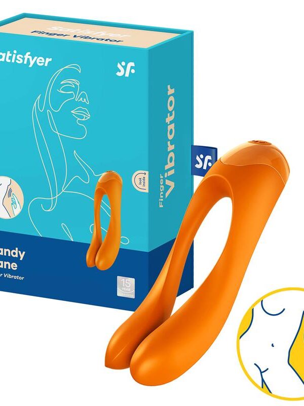 Vibrador Candy Cane Naranja