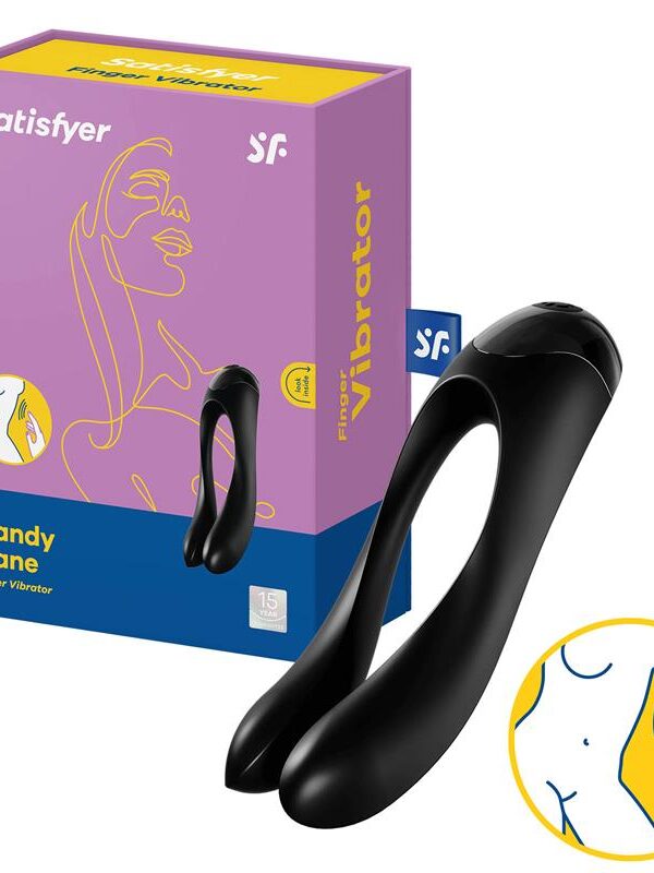 Vibrador Candy Cane Negro