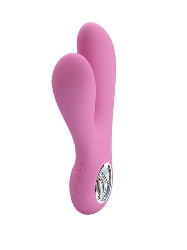 Vibrador Canrol USB Silicona Rosa Suave
