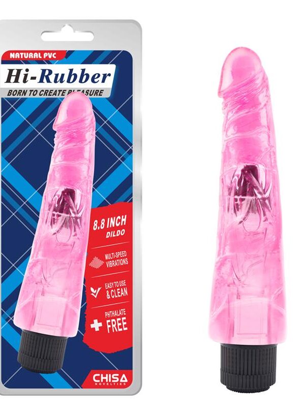 Vibrador Hi-Rubber 8.8 Rosa