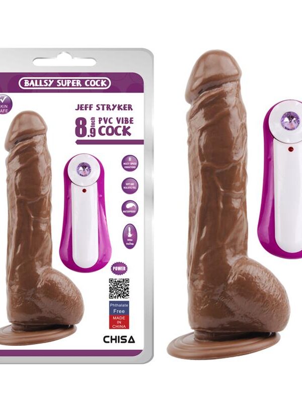 Vibrador Jeff Stryker 8.9 Marron