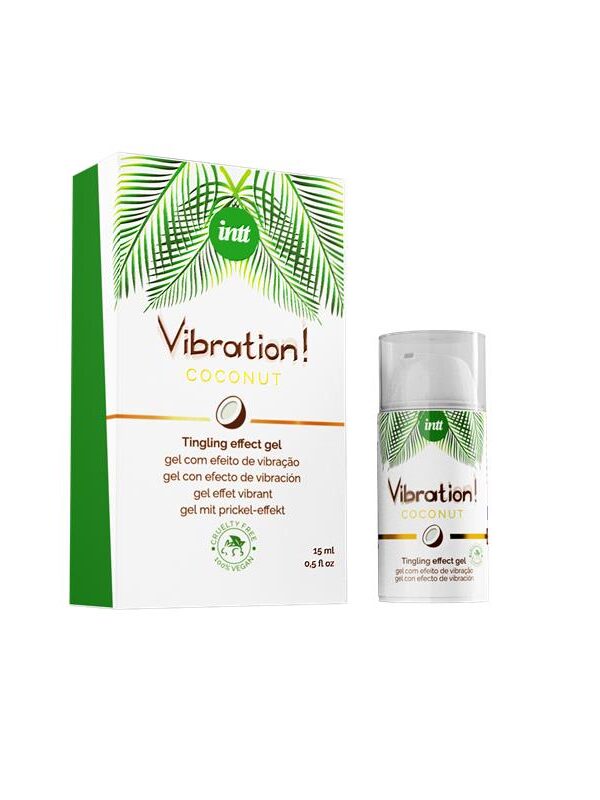 Vibrador Líquido Coco 100% Vegano Efecto Calor 15 ml