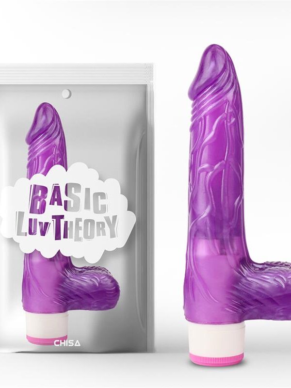 Vibrador Multi Velocidad Realista Púrpura 20cm