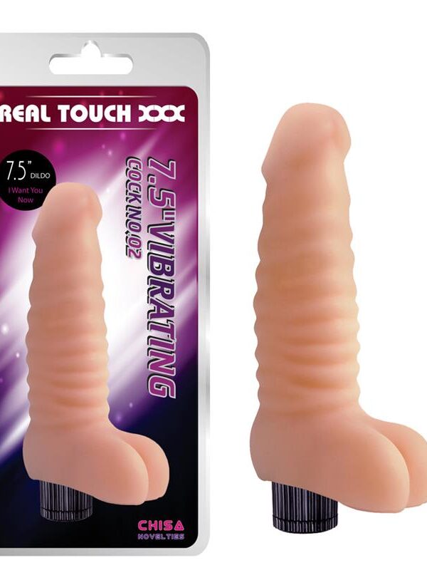 Vibrador No.02 T-Skin 7.5 Natural