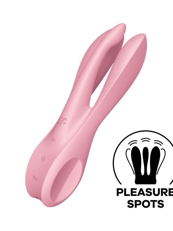 Vibrador Threesome 1 Rosa