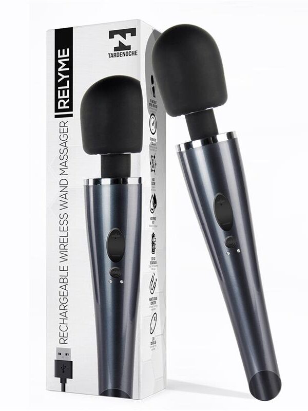 Relyme Masajeador Silicona Recargable USB Impermeable