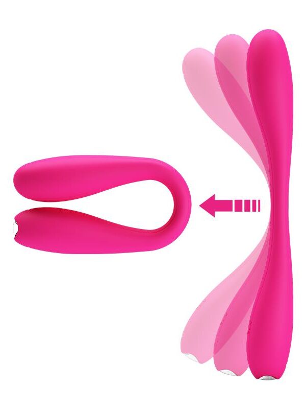Yedda Vibrador con Esqueleto Punto G Rosa
