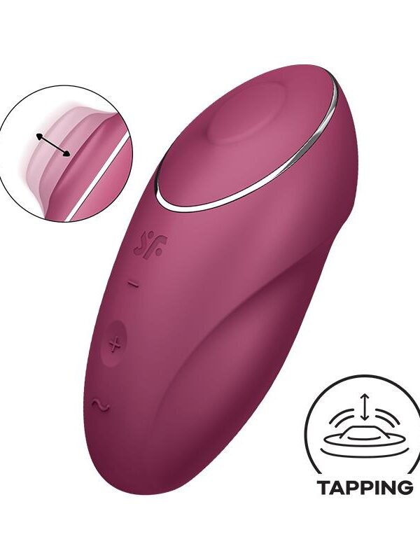 Tap and Climax 1 Vibrador y Tapping Rojo
