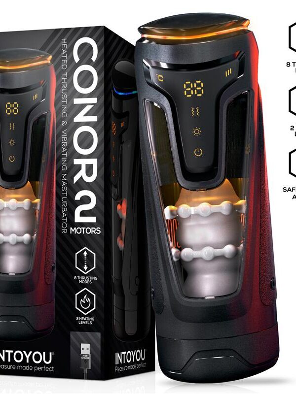 Conor Masturbador Masculino con Thrusting, Vibración y Calor