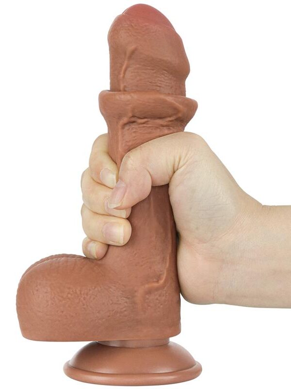 Dildo Sliding Sking 7 Marrón