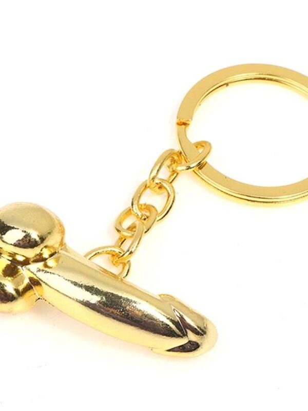 Llavero de Pene Dorado