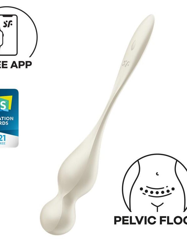Love Birds 1 Bolas Kegel con APP Blanco