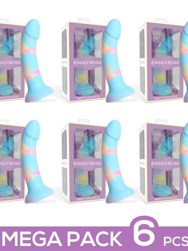 Pack 6 Dildo Sweet Cloud 18 cm