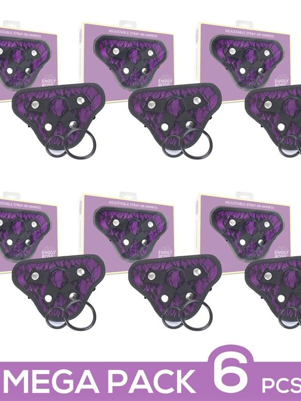 Pack 6 Miley Arnés Universal Ajustable 3 Anillos Silicona