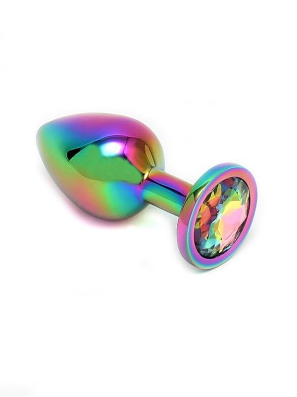 Plug anal con joya Arcoiris Pisa Rainbow