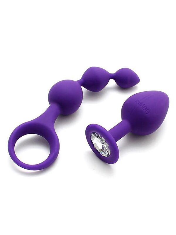 Set de 2 Juguetes Anales Barcelona Purpura